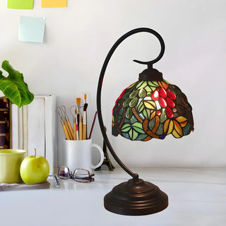 ZOWALA - Tiffany Vintage Metal Desk Lamp Image - 1
