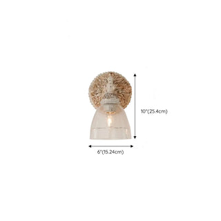 ZOWALA - Vintage Rustic Clear Glass Vanity Light Fixture #size