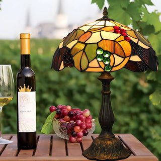 Elegant Tiffany Stained Glass Dome Decor Table Lamp Zawala Image - 18