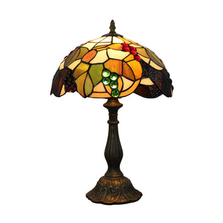 Elegant Tiffany Stained Glass Dome Decor Table Lamp Zawala Image - 22
