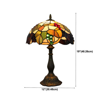 Elegant Tiffany Stained Glass Dome Decor Table Lamp Zawala #size