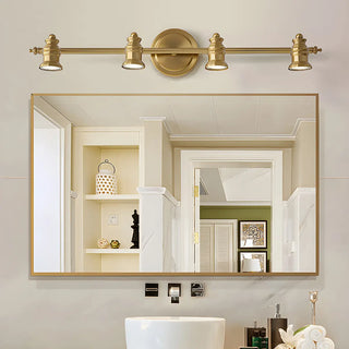 Bathroom Traditional Gold 2 Bulb Brass Vanity Light Zawala Image - 11