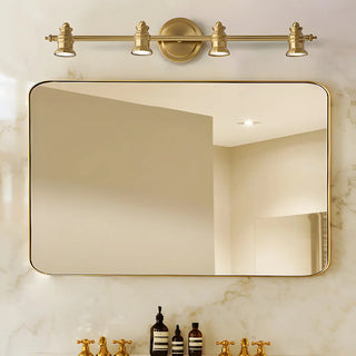 Bathroom Traditional Gold 2 Bulb Brass Vanity Light Zawala Image - 12