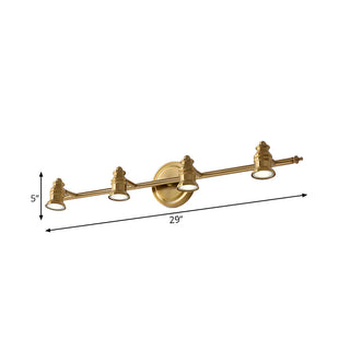 Bathroom Traditional Gold 2 Bulb Brass Vanity Light Zawala Image - 14
