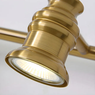Bathroom Traditional Gold 2 Bulb Brass Vanity Light Zawala Image - 7
