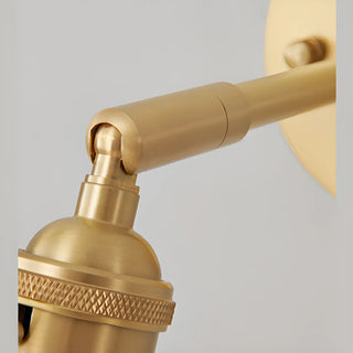 Vintage Fluted Glass Brass Geometric Wall Sconce Zawala Image - 15