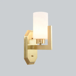 Bedroom Minimalist Gold Faceted Globe Wall Sconce Zawala Image - 13
