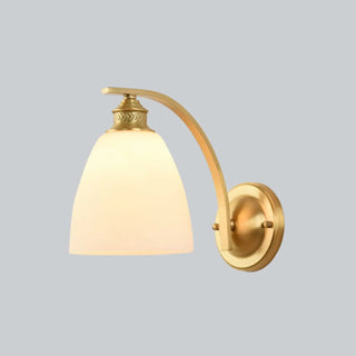 Bedroom Minimalist Gold Faceted Globe Wall Sconce Zawala Image - 8
