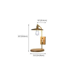 Industrial Glass and Wood Bedside Metal Wall Sconce Zawala Image - 16