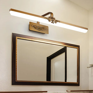 Bedroom Vintage Ultra-Thin  Bronze LED Vanity Light Zawala Image - 1