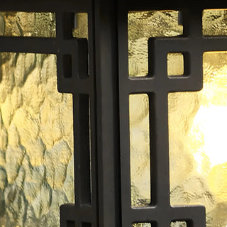 Vintage Solar Lantern Garden Bronze LED Outdoor Lamp Image - 7