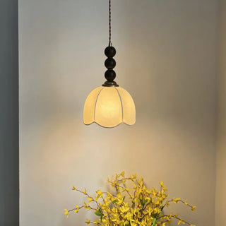 ZOWALA - Vintage Mini Dome Fabric Wall Light Image - 1