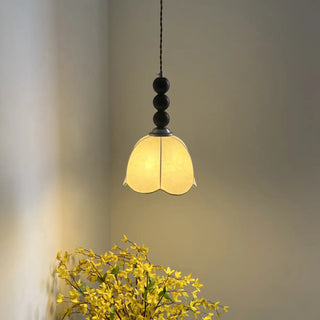 ZOWALA - Vintage Mini Dome Fabric Wall Light Image - 2