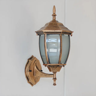 Waterproof Vintage Black Outdoor Wall Lantern Light Zawala Image - 5