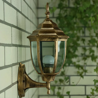 Waterproof Vintage Black Outdoor Wall Lantern Light Zawala Image - 7