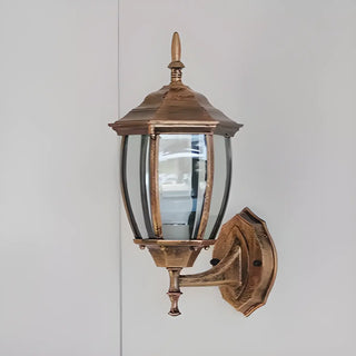 Waterproof Vintage Black Outdoor Wall Lantern Light Zawala Image - 8
