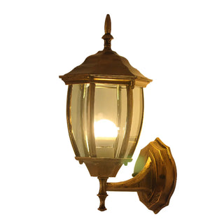 Waterproof Vintage Black Outdoor Wall Lantern Light Zawala Image - 9