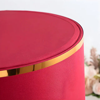 Stylish Red Fabric Drum Shade Crystal Base Table Lamp Zawala Image - 10
