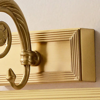 Rotating Vintage Gold Linear LED Metal Vanity Light Zawala Image - 14