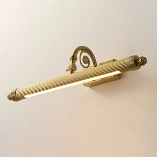 Rotating Vintage Gold Linear LED Metal Vanity Light Zawala Image - 7