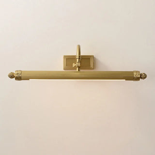 Rotating Vintage Gold Linear LED Metal Vanity Light Zawala Image - 8