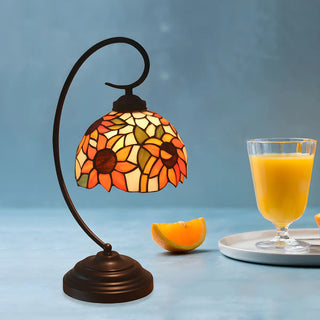 ZOWALA - Tiffany Vintage Metal Desk Lamp Image - 1