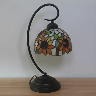 ZOWALA - Tiffany Vintage Metal Desk Lamp Image - 2