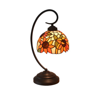 ZOWALA - Tiffany Vintage Metal Desk Lamp Image - 3