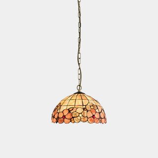 ZOWALA - Dome Shell Living Room Multi-Color Pendant Light Image - 11