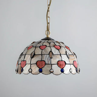 ZOWALA - Dome Shell Living Room Multi-Color Pendant Light Image - 18