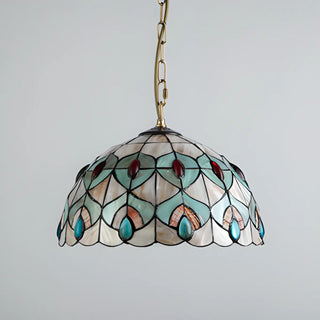 ZOWALA - Dome Shell Living Room Multi-Color Pendant Light Image - 19