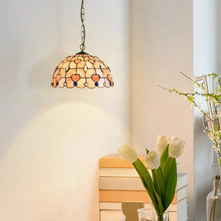 ZOWALA - Dome Shell Living Room Multi-Color Pendant Light Image - 2