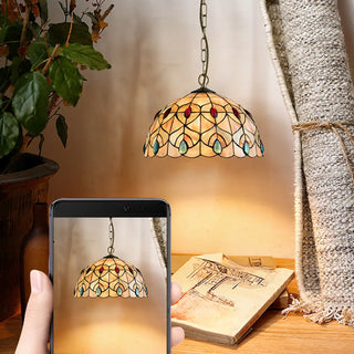 ZOWALA - Dome Shell Living Room Multi-Color Pendant Light Image - 24