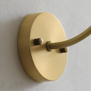 Vintage Clear Floral Glass and Gold Metal Vanity Light Zawala Image - 6