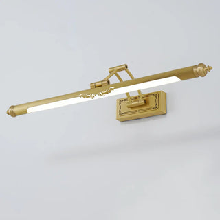 Vintage Adjustable Tube Black Metal Vanity Light Zawala Image - 7