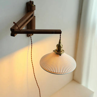 ZOWALA - Vintage Adjustable Swing Arm Wall Sconce Image - 1