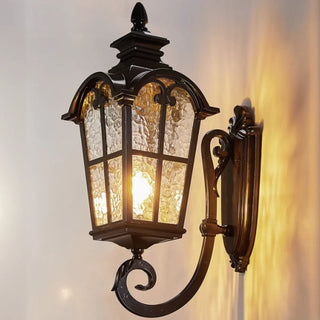 Vintage Weather-Resistant Outdoor Wall Lantern Light Zawala Image - 2