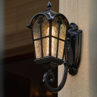 Vintage Weather-Resistant Outdoor Wall Lantern Light Zawala Image - 3
