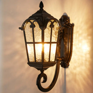 Vintage Weather-Resistant Outdoor Wall Lantern Light Zawala Image - 6
