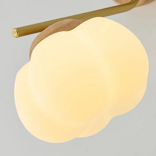 Beautiful Strawberry Shaped Wood Bedside Wall Sconce Zawala Image - 14