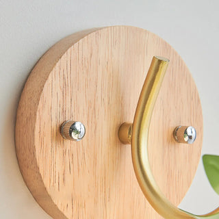 Beautiful Strawberry Shaped Wood Bedside Wall Sconce Zawala Image - 16