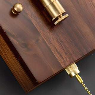 ZOWALA - Nordic Swing Arm Cone Ceramic Bedroom Walnut Wall Light Image - 13