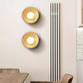 Industrial Walnut Wood Dome Swing Arm Wall Sconce Zawala Image - 6