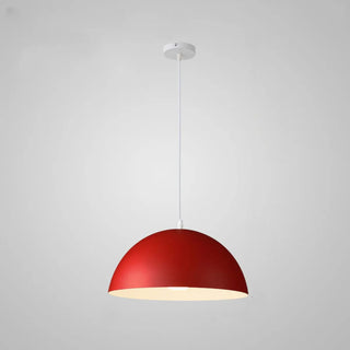 Warehouse Multi Color Aluminum Dome Modern Pendant Light Image - 22