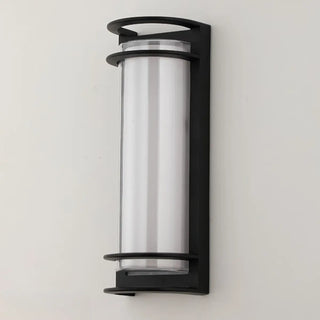 Waterproof Grid Design Black Outdoor LED Wall Sconce Zawala Image - 10