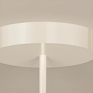ZOWALA - Wave Round White Metal Wood Ball Bedroom LED Chandelier Image - 6