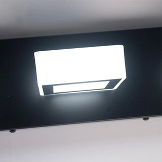 Simple Cubic Design Black Square LED Vanity Light Zawala Image - 14