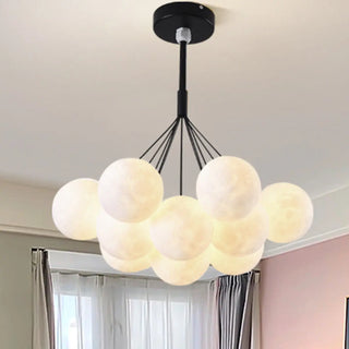 ZOWALA - Cluster Purple Planet Living Room Bubble Chandelier Image - 10