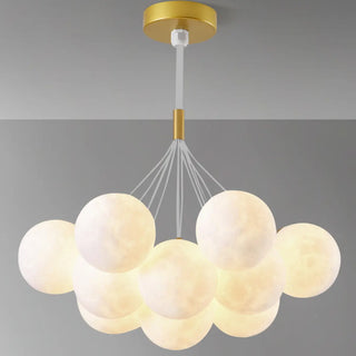 ZOWALA - Cluster Purple Planet Living Room Bubble Chandelier Image - 11