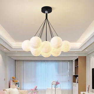 ZOWALA - Cluster Purple Planet Living Room Bubble Chandelier Image - 2